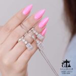 نیم ست نقره میکرو طرح امرالدکات کد 16640 - Image 4