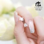 گوشواره نقره میخی میکرو کد 25056 - تصویر 4