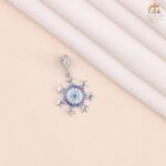 مدال نقره زنانه چشم نظر میکرو کد 21967