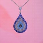 مدال نقره میکرو رنگی کد 21049 - تصویر 3