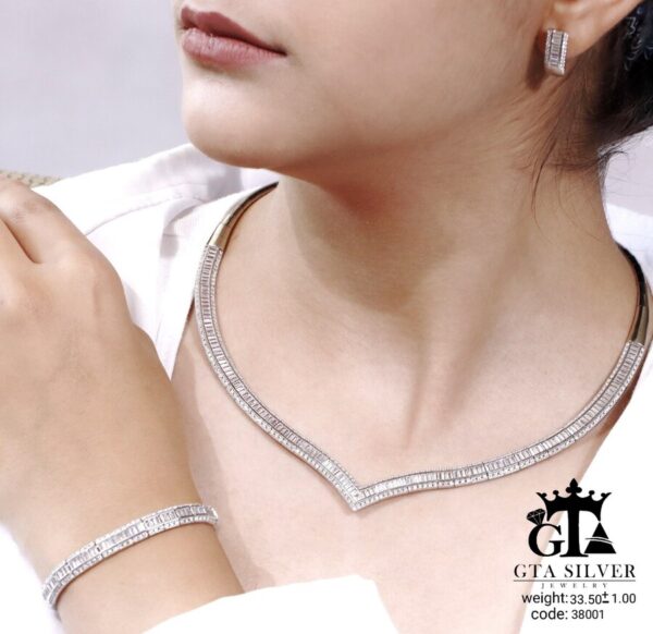 سرویس نقره سوپر میکرو طرح تنیسی کد 38001 - تصویر 2