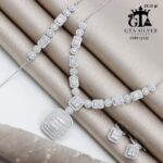 سرویس نقره طرح امرالدکات میکرو زنجیری کد 12132 - Image 3