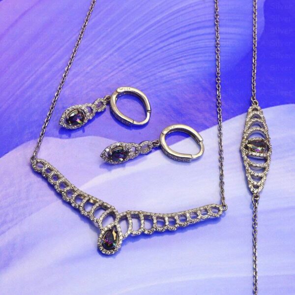 سرویس نقره میکرو زنجیری کد 12032 - Image 3