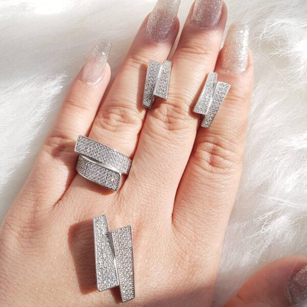 نیم ست نقره میکرو کد 16143 - Image 2