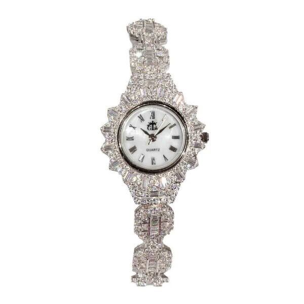 ساعت نقره GTA امرالدکات طرح خورشیدی کد 19069 - Image 2