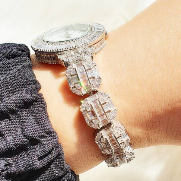 ساعت نقره GTA امرالدکات کد 19072 - تصویر 4