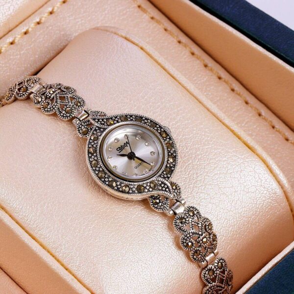 ساعت نقره سما کد 18078 - Image 2