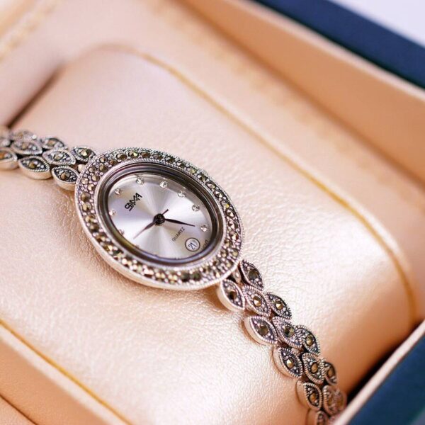 ساعت نقره سما کد 18082 - Image 2