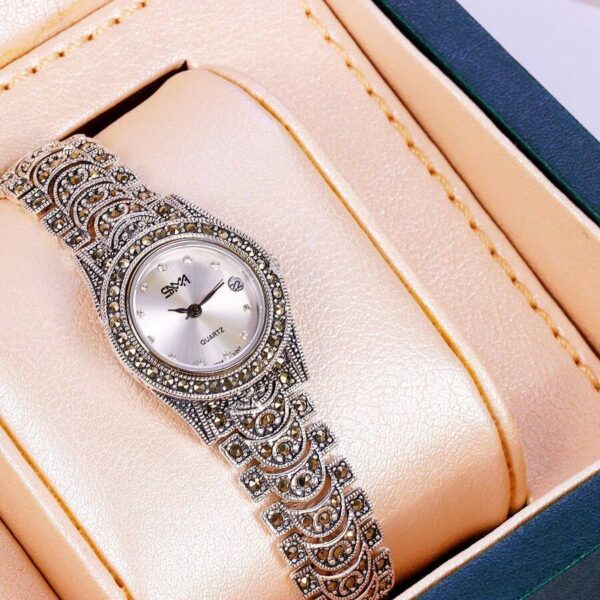 ساعت نقره سما کد 18086 - Image 2