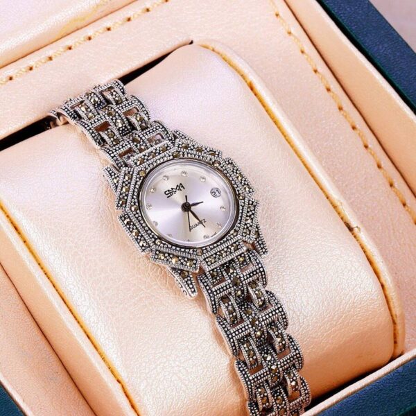 ساعت نقره سما کد 18088 - Image 2