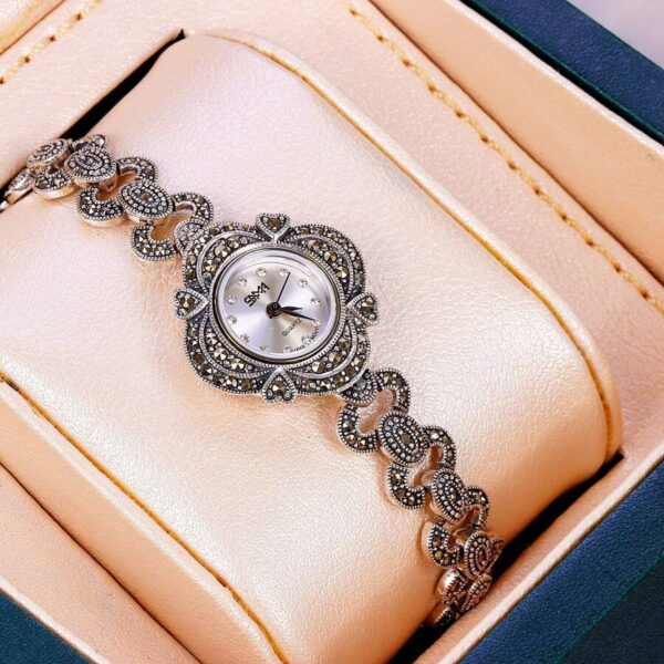 ساعت نقره سما کد 18090 - Image 2