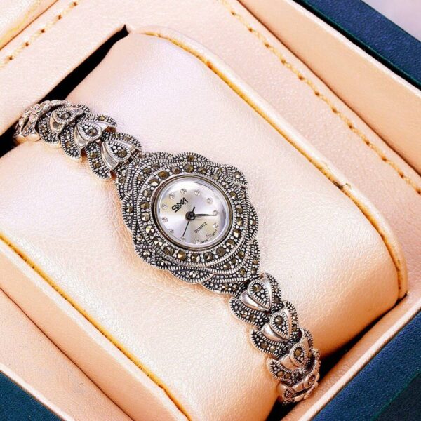 ساعت نقره سما کد 18091 - Image 2