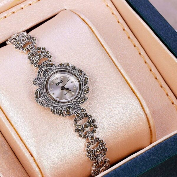 ساعت نقره سما کد 18095 - Image 2