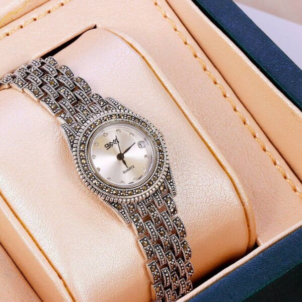 ساعت نقره سما کد 18096 - Image 2