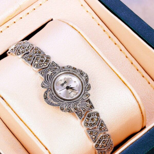 ساعت نقره سما کد 18098 - Image 2