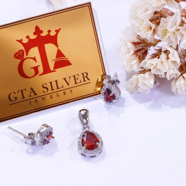 نیم ست نقره میکرو کد 16304 - Image 2