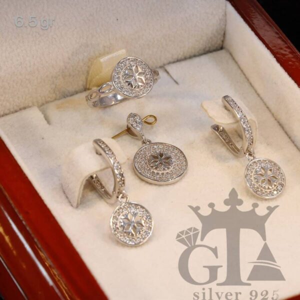 نیم ست نقره میکرو کد 16060 - Image 2