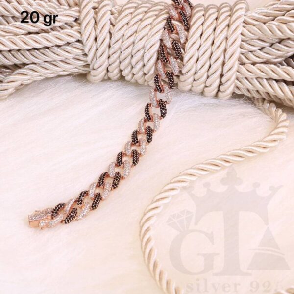 دستبند نقره کارتیر کد 1206 - Image 2