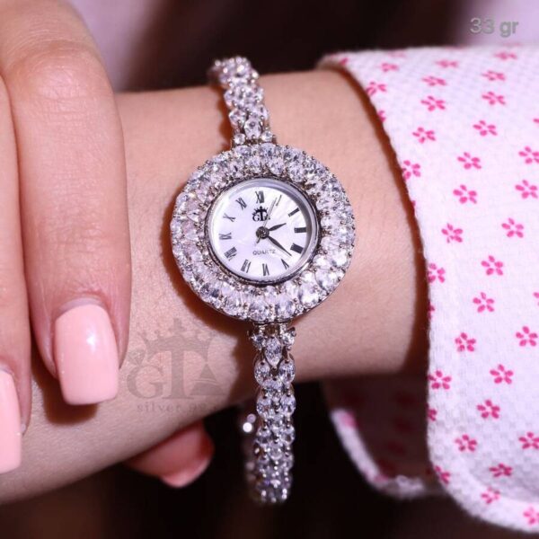 ساعت نقره GTA طرح مارکیز کد 19026 - تصویر 3