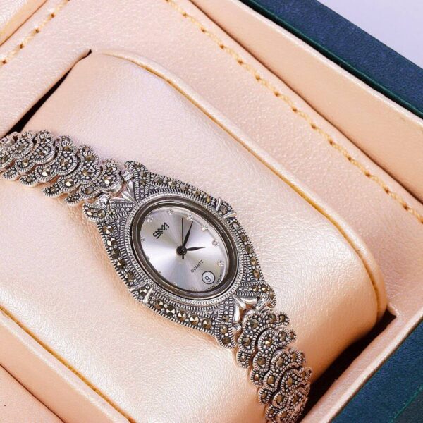 ساعت نقره سما کد 18006 - Image 2