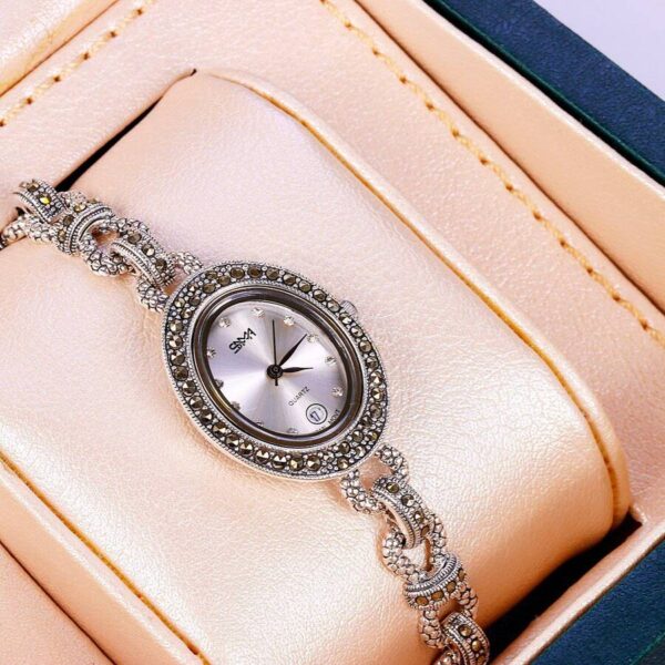 ساعت نقره سما کد 18015 - Image 4