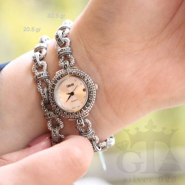 ساعت نقره سما کد 18016 - Image 3