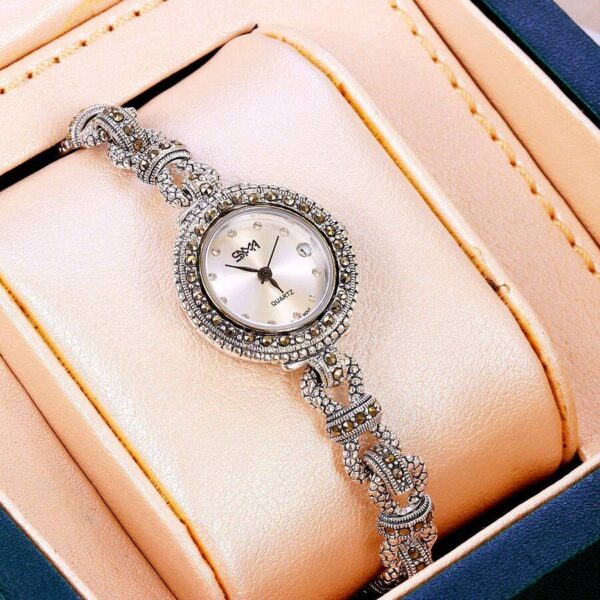 ساعت نقره سما کد 18016 - Image 2