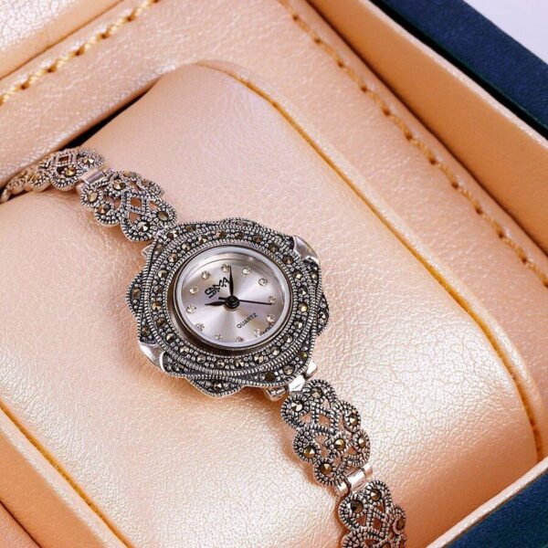 ساعت نقره سما کد 18018 - Image 2