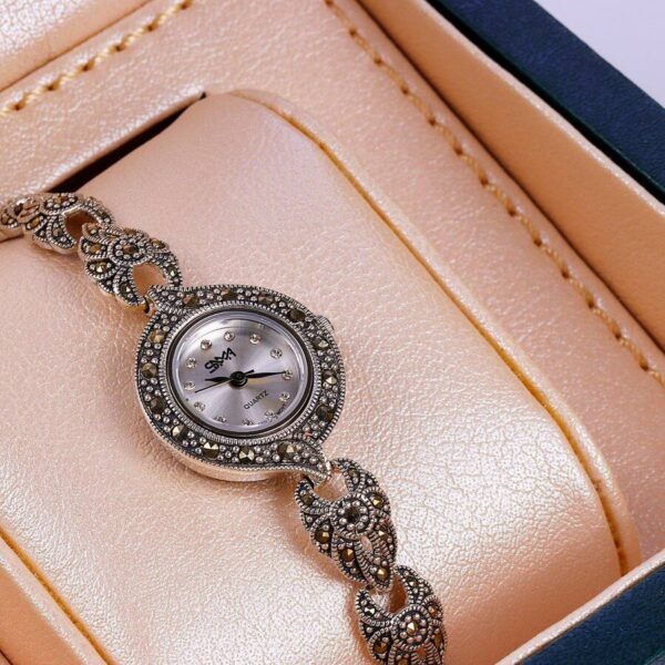 ساعت نقره سما کد 18030 - تصویر 3