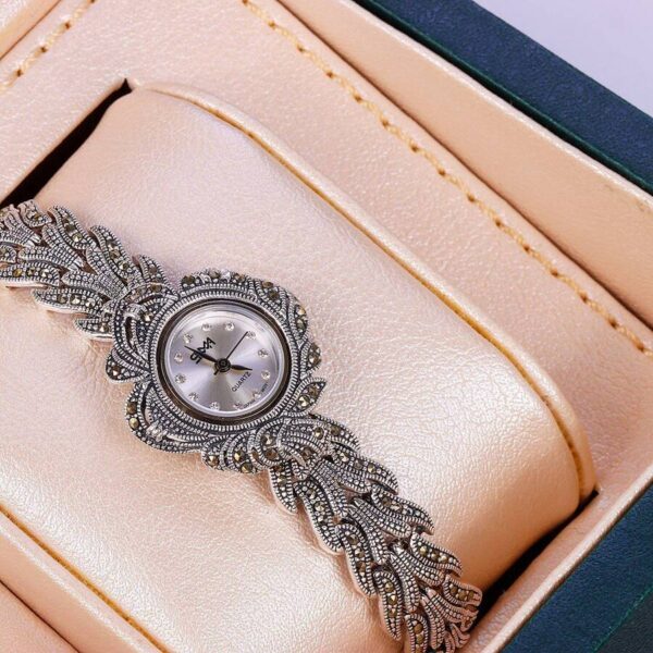 ساعت نقره سما کد 18031 - Image 3