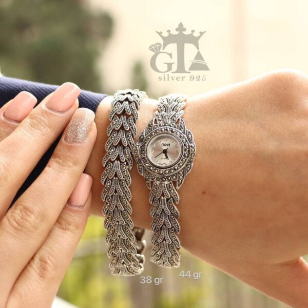 ساعت نقره سما کد 18032 - Image 4