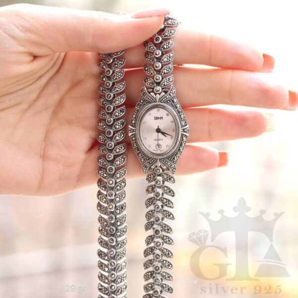 ساعت نقره سما کد 18038 - Image 2