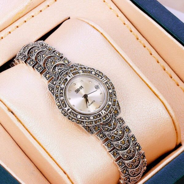 ساعت نقره سما کد 18043 - Image 2