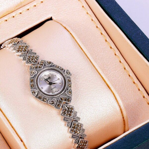 ساعت نقره سما کد 18048 - Image 2