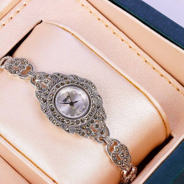 ساعت نقره سما کد 18051 - Image 4