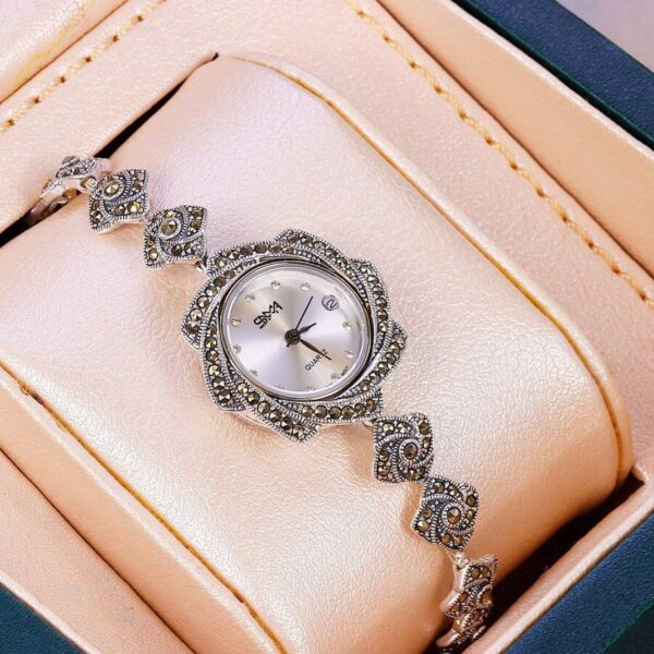 ساعت نقره سما کد 18054 - Image 2