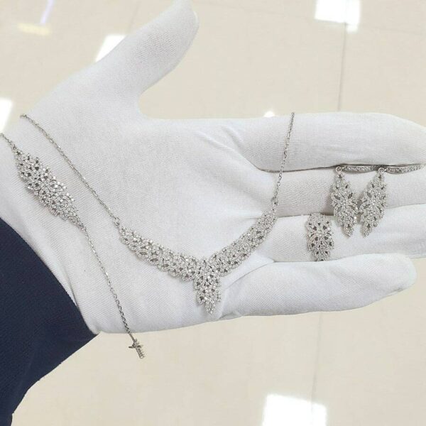 سرویس نقره میکرو زنجیری کد 12011 - Image 3