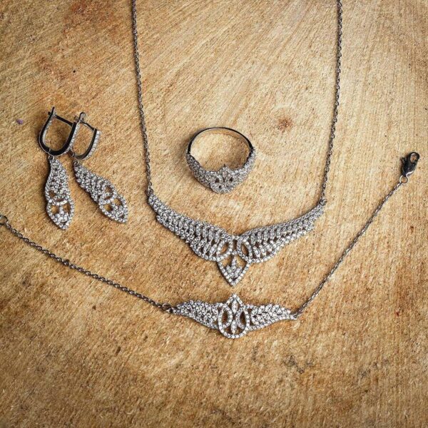 سرویس نقره میکرو زنجیری کد 12015 - Image 2