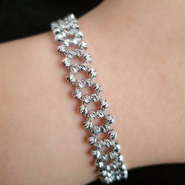 دستبند نقره سوپرالبرنادو کد 1634 - تصویر 3