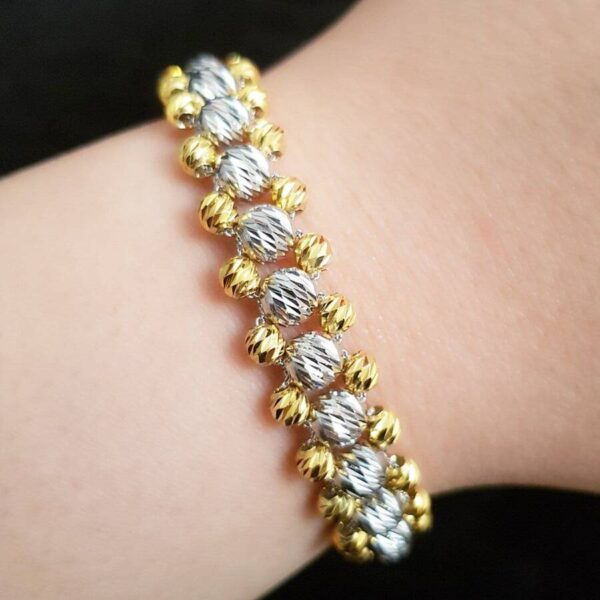 دستبند نقره سوپرالبرنادو کد 1635 - تصویر 2