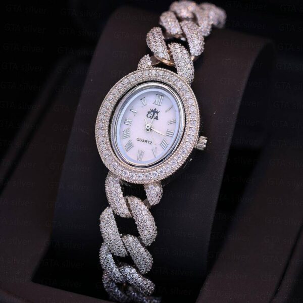 ساعت نقره GTA روکش رادیوم طرح کارتیر کد 19013 - Image 3