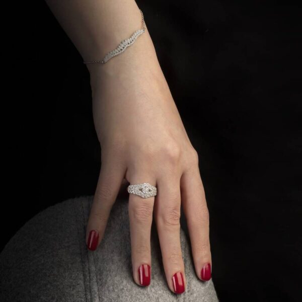 سرویس نقره میکرو زنجیری کد 12027 - Image 2