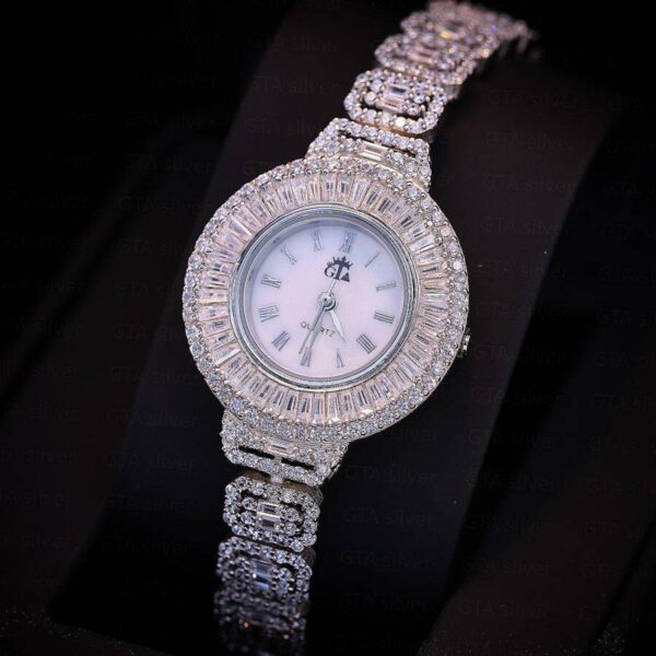 ساعت نقره GTA طرح امرالدکات کد 19021 - Image 2