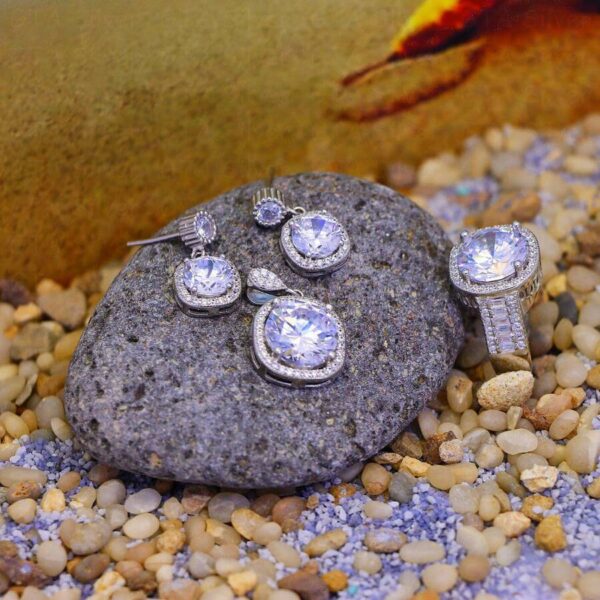 نیم ست نقره میکرو کد 16107 - Image 2