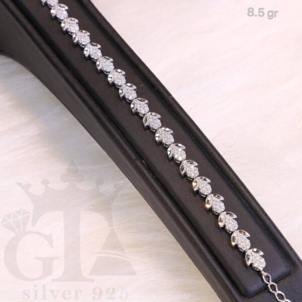 دستبند نقره میکرو کد 1263 - Image 2