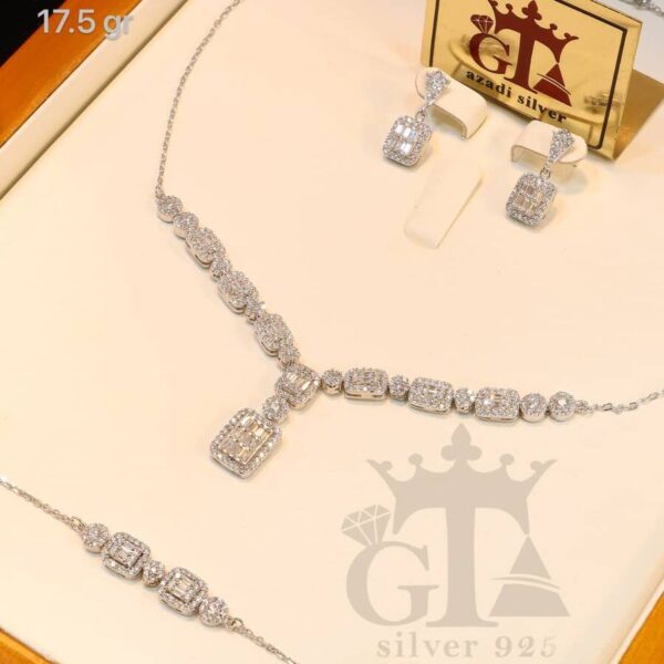 سرویس نقره میکرو زنجیری کد 12016 - Image 2