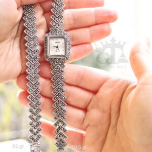 ساعت نقره سما کد 18024