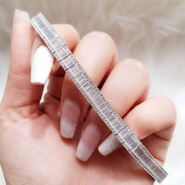 دستبند نقره میکرو کد 2068 - Image 2