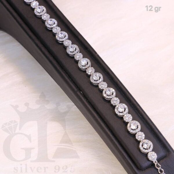 دستبند نقره میکرو کد 1261 - Image 2