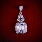 مدال نقره میکرو طرح امرالدکات کد 21296